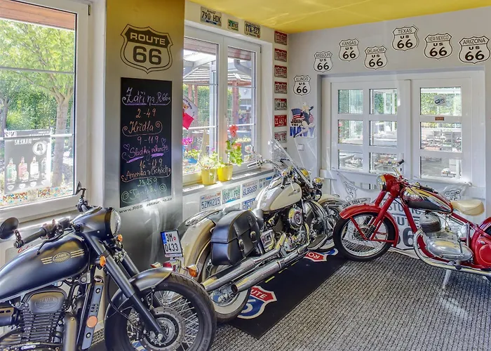 모텔 Route66 Cechy